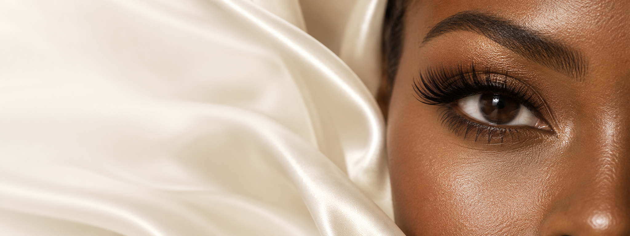 Bleu Paradyme lash editorial closeup