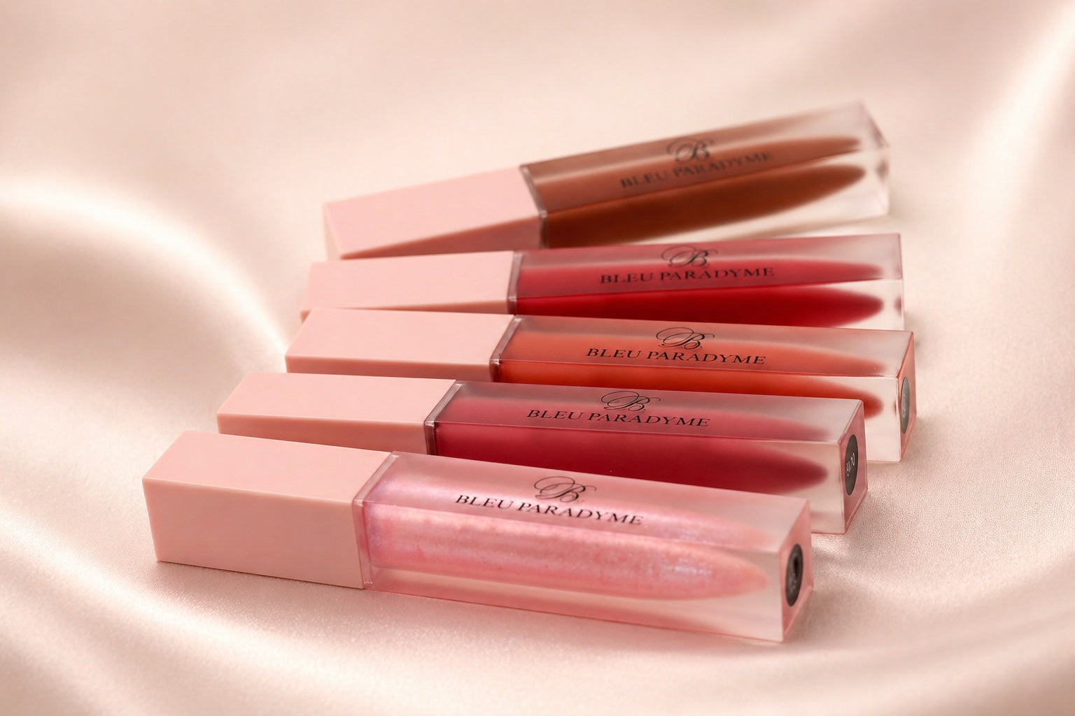 Bleu Paradyme lip gloss collection